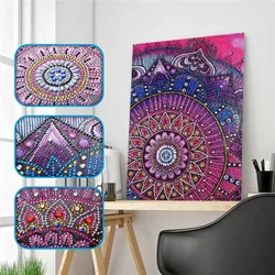 Pittura a forma di diamante speciale fiore Mandala 5D diamante fai da te ricamo arte kit decorazioni per la casa strass decorazione a punto croce