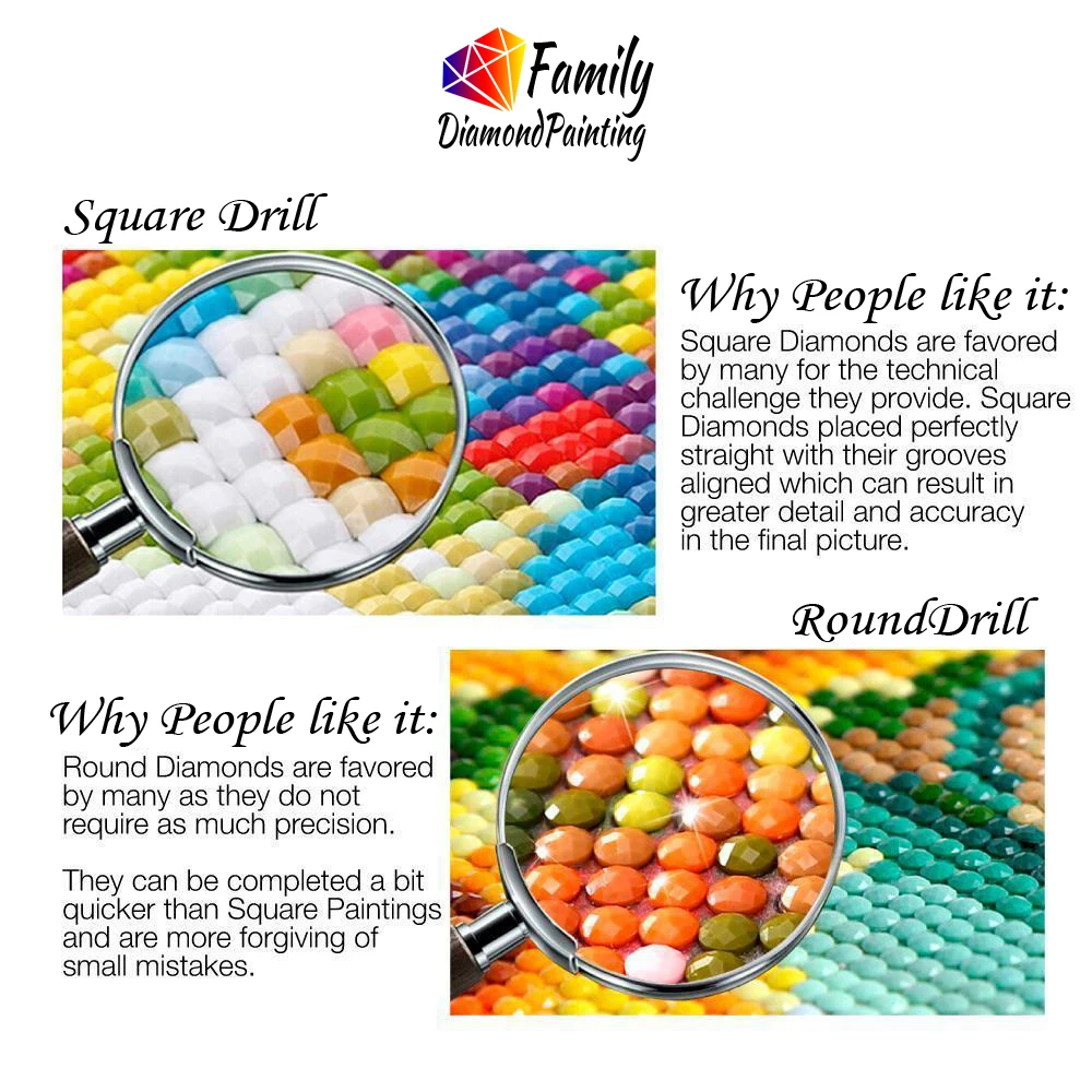 Diamond Painting Family Fairy Dust Diamond Dot Art Flower Cute Calf Crystal Resin Mosaic Painting Kit AB Drill Cross Stitch Set - view 4