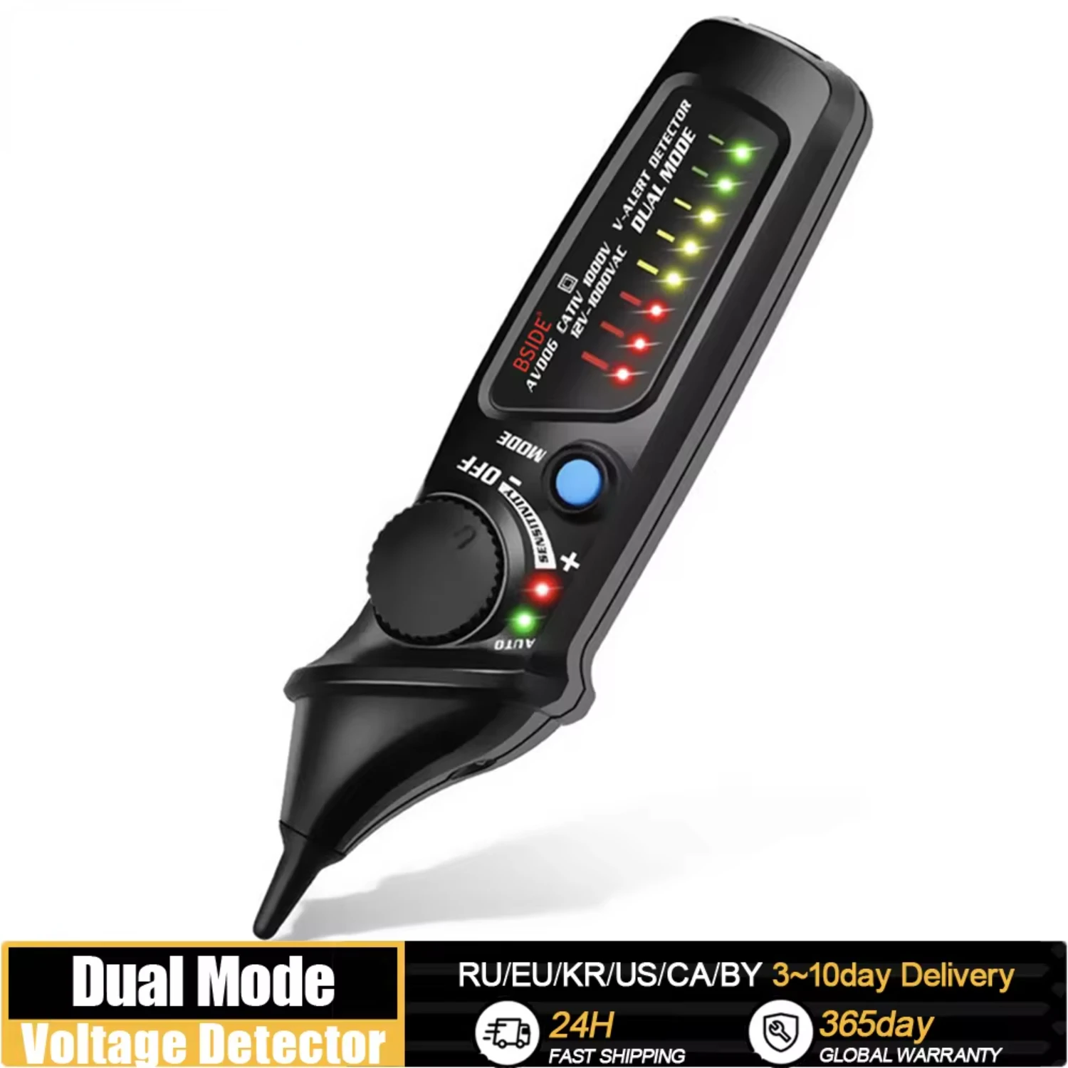 Berührungsloser Spannungsdetektor-Tester für das NCV-Kontinuitätsmessgerät mit Live-/Phase-Drahtunterbrechungspunkt