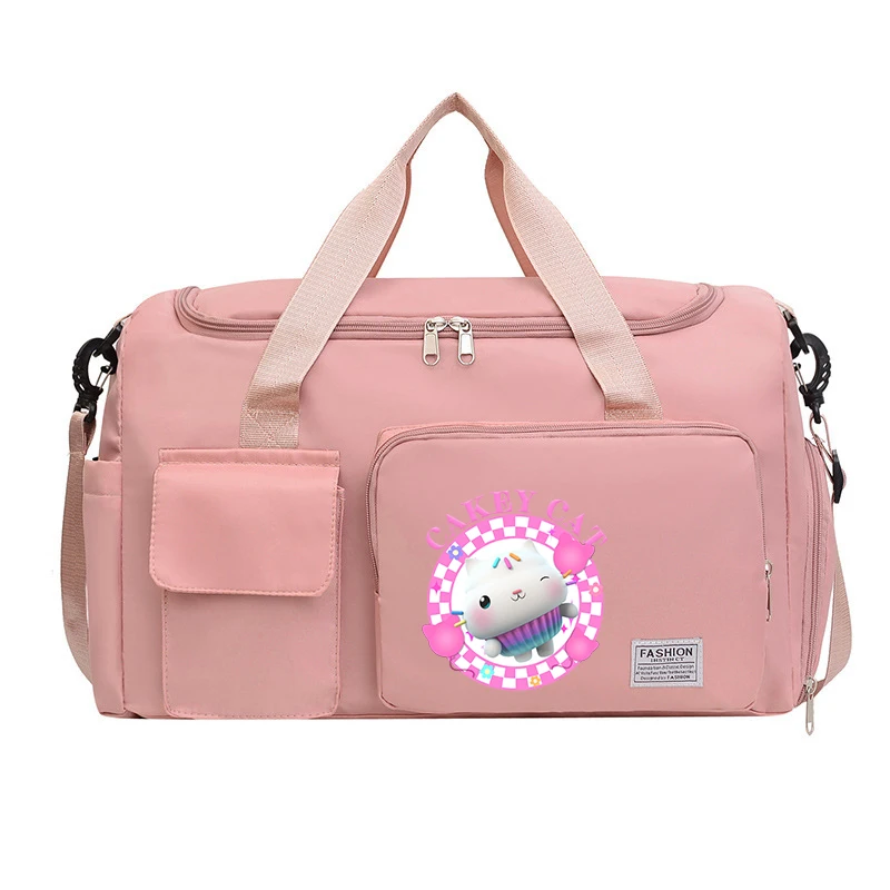 Gabby Dollhouse Borsa da viaggio carina Tote Borse portaoggetti per vestiti di grande capacità Borsone da palestra con scomparto per scarpe Borsa portatile