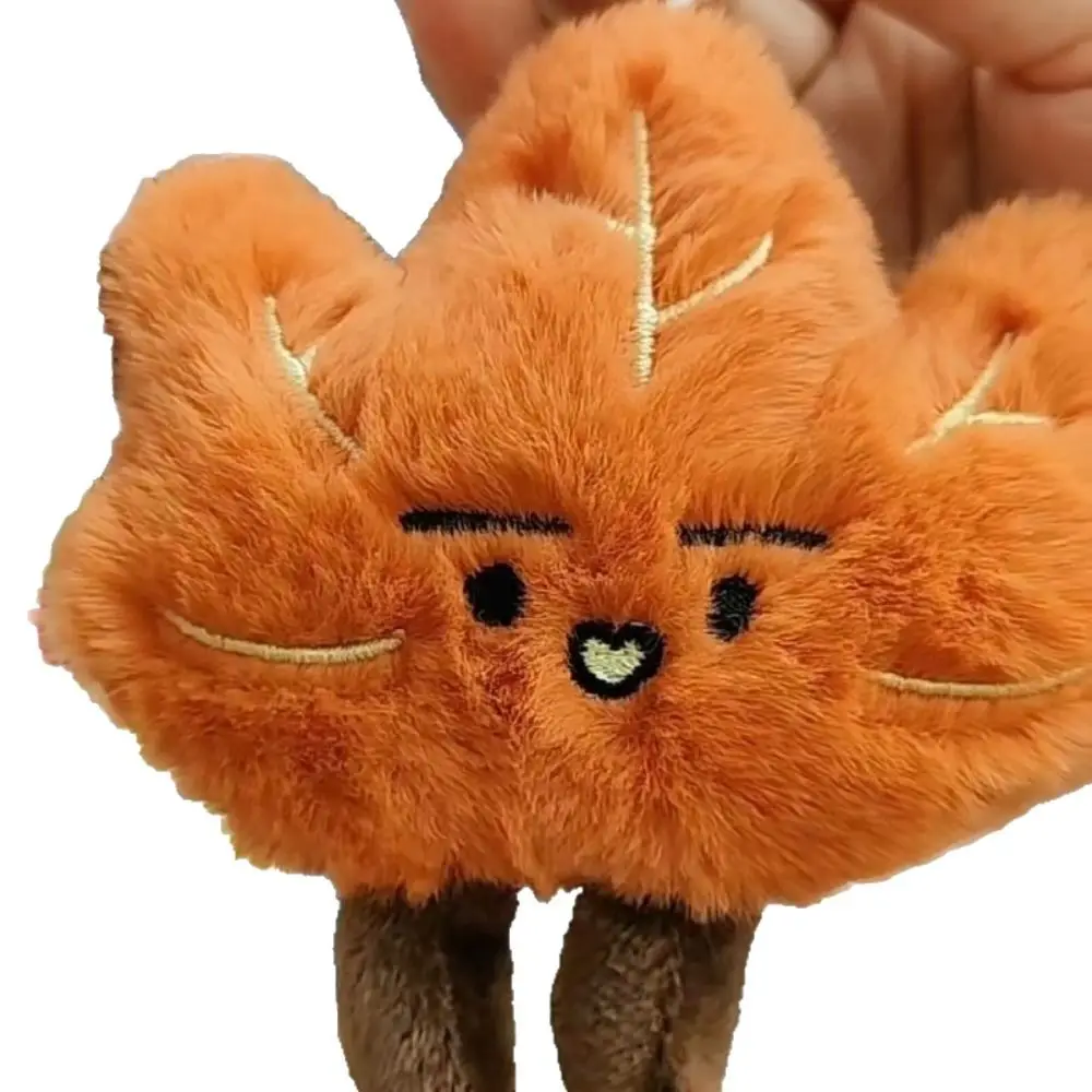 

Cute Golden Autumn Maple Leaf Keychain Mini Simulation Maple Leaf Pendant Cartoon Leaf Decoration for Backpack Pendant