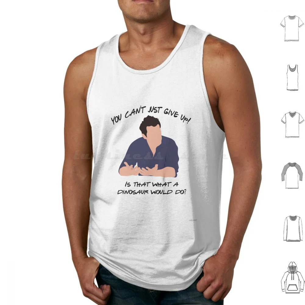 

Ты не могу, чтобы подарить. Это какой динозавр делается Майки Жилет без рукавов Типография Joey Joey Tribbiani Dinosaur