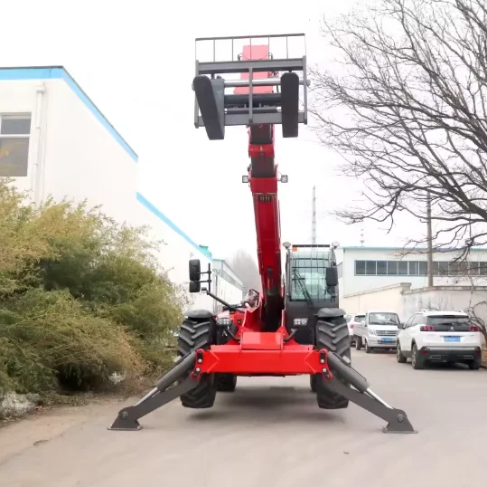 Customized Agriculture 17 Meter Telescopic Boom Telehandler Forklift With USA Diesel Engine