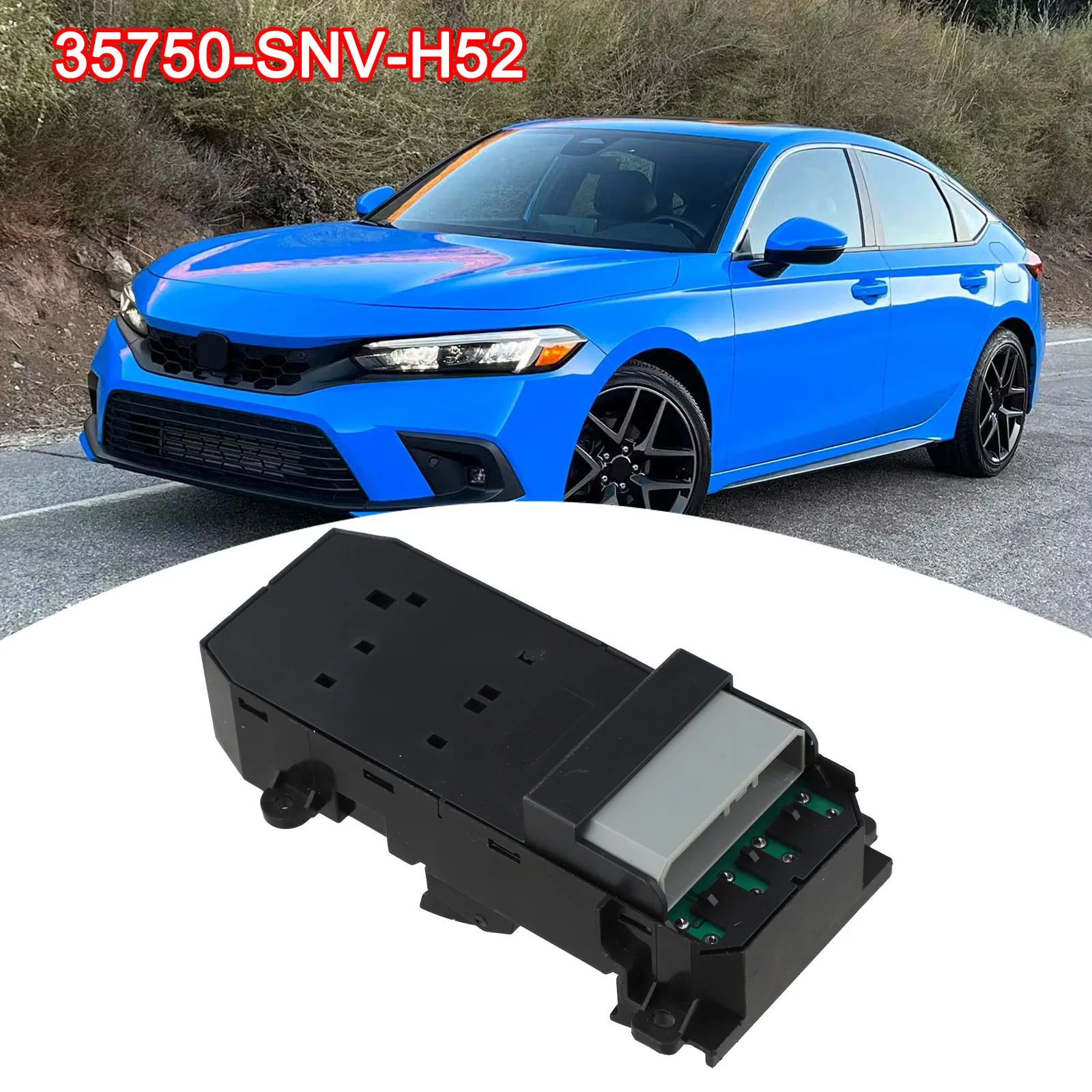 

Car Electric Master Power Window Control Switch Window Lifter Control Button For Honda For Civic 2006-2011 1.8L 35750-SNA-A13