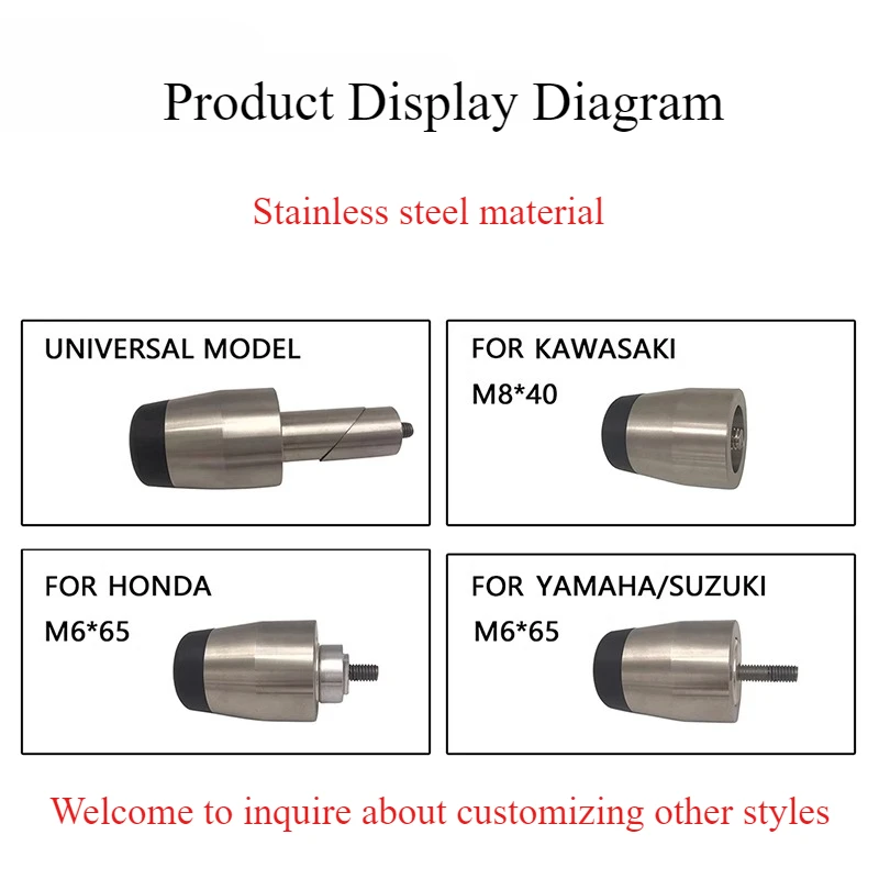 

Motorcycle weighted handlebar plug for shock absorption, suitable for Yamaha XMAX300 NMAX155 NVX155 TMAX560