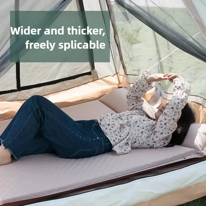 Self Inflatable Outdoor Air Mat Lightweight Sleeping Portable Folding Mountaineering Mat Tourism Nature Hike Camping Hiking