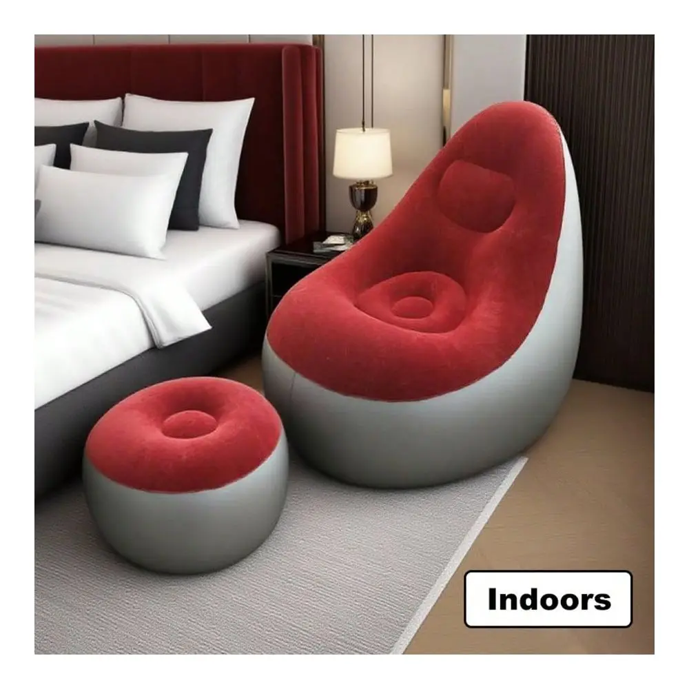 

Piece Inflatable Sofa Set, Thick PVC Sofa, Portable Inflatable Sofa, Suitable For Camping, Beach Parties, Dormitory Living Room