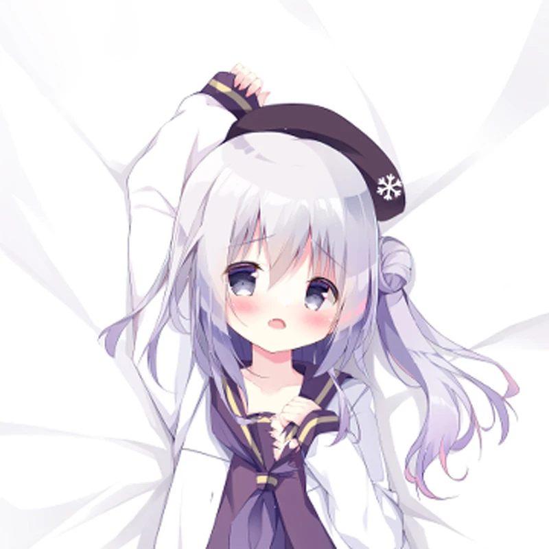 

Anime Dakimakura Pillow Yukikaze 2-Side Print Pillowcase Hugging Body Cushion Cover Otaku Waifuristmas Decoration