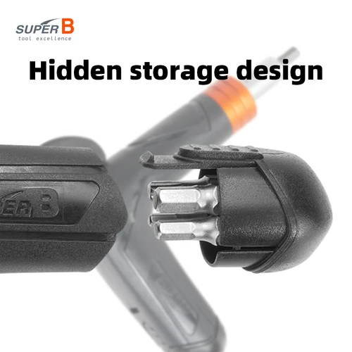 Imagen 2 del producto Llave dinamométrica ajustable de pulgar Super B, herramientas de reparación de bicicletas con rango de torsión de 4/5/6 Nm, llave Allen con hexagonal de 3/4/5/6mm, brocas T25