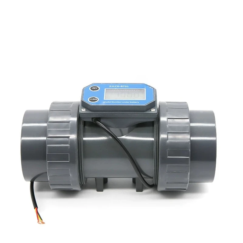 Digital flowmeter for agricultural irrigation, high flow electronic sewage pipeline sensor, liquid meter, and measuring meter