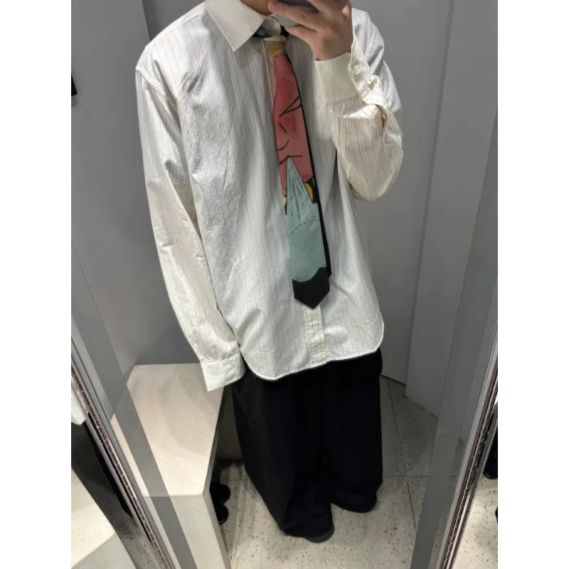 25AW High Street Our Legacy الرجال النساء عارضة أزياء قميص الرجال قمصان مريحة قمم الملابس الرجالية #3