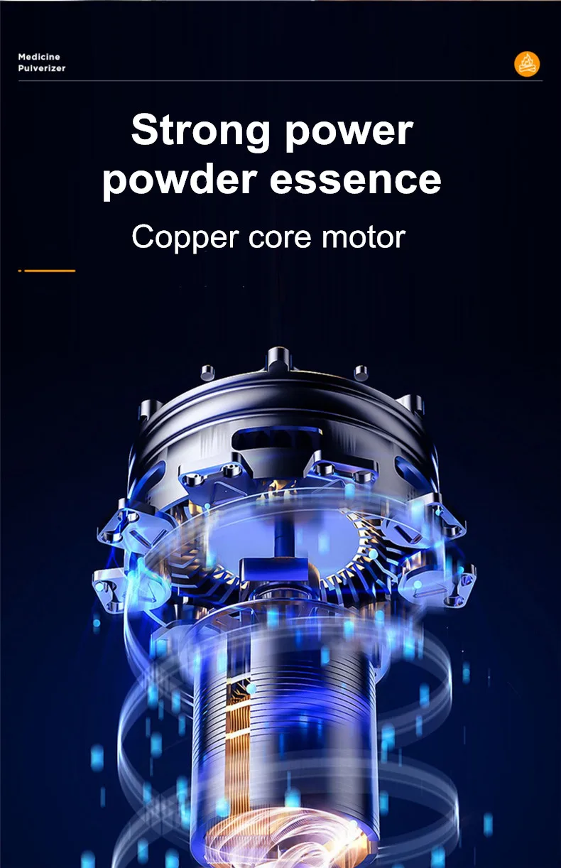 800g/1000g chinesische Kräuter medizin Brecher Mühle Haushalt feine elektrische kleine multifunktion ale Mühle Getreide brecher – Detail 8