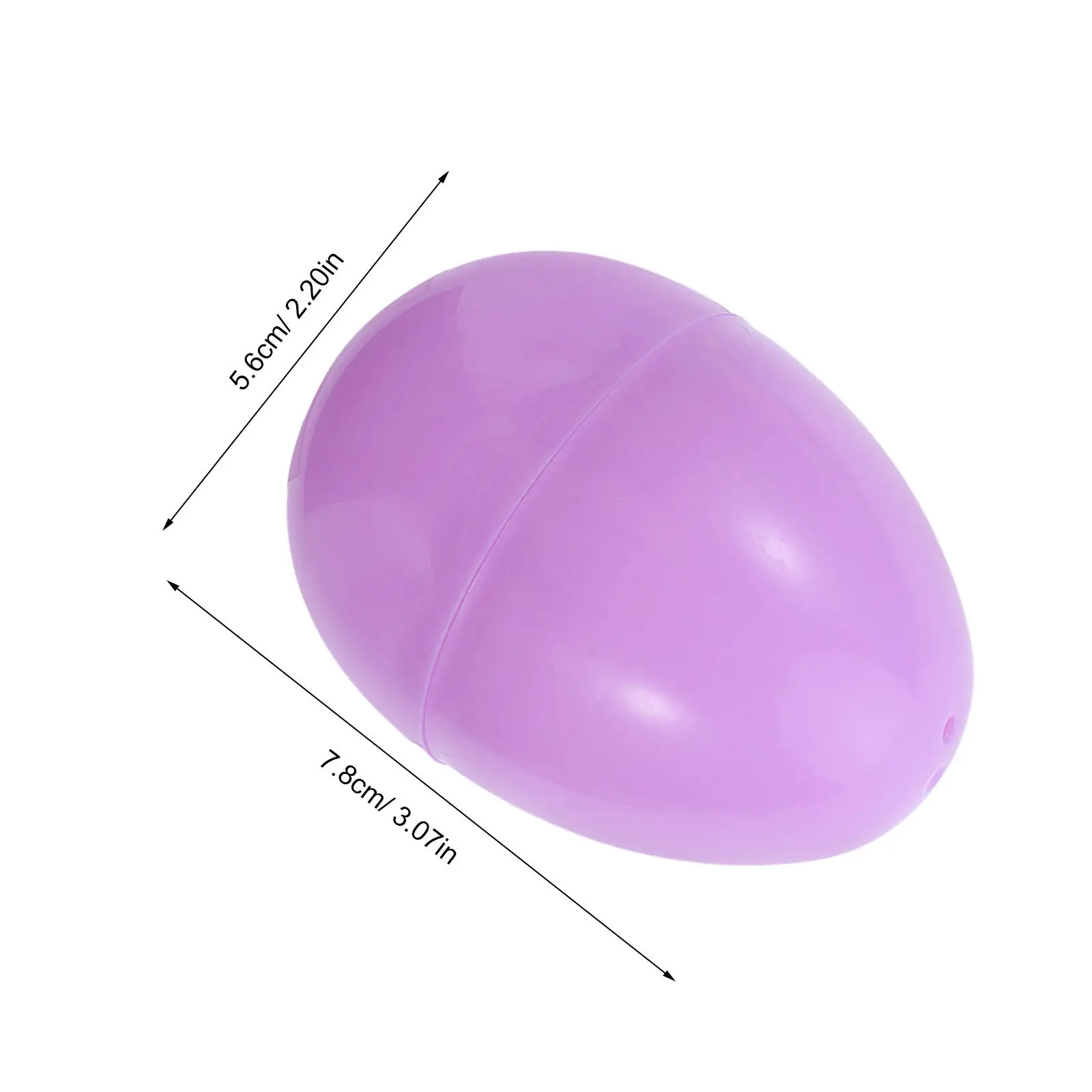 30Pcs Large Pastel Translucent Plastic Easter Eggs 56x78mm Fillable Empty Eggs for Holiday Decor Egg Hunt Classroom Fun Crafts