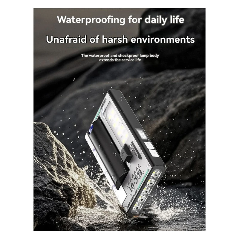 LED Ultra Bright Flashlight Waterproof Dustproof High Brightness Work Light with Ultra Long Endurance Lighting