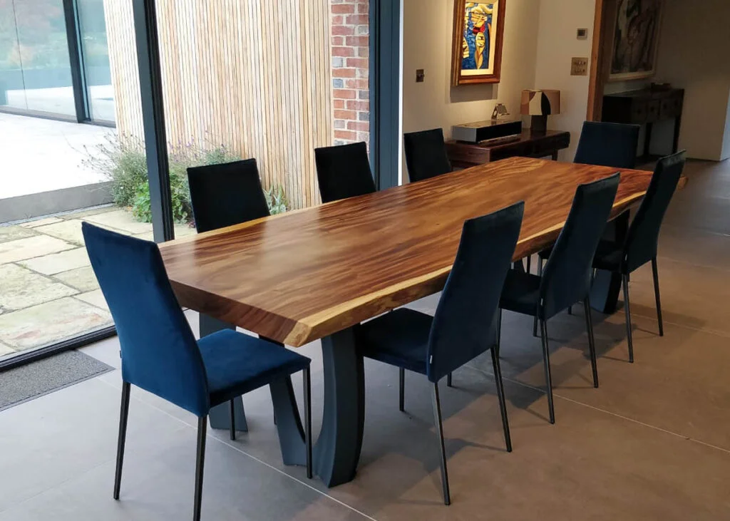 Indonesian Craftsmanship Suar Wood Dining Table - Solid Wood With Exotic Charm For Your Home Apartment Villa