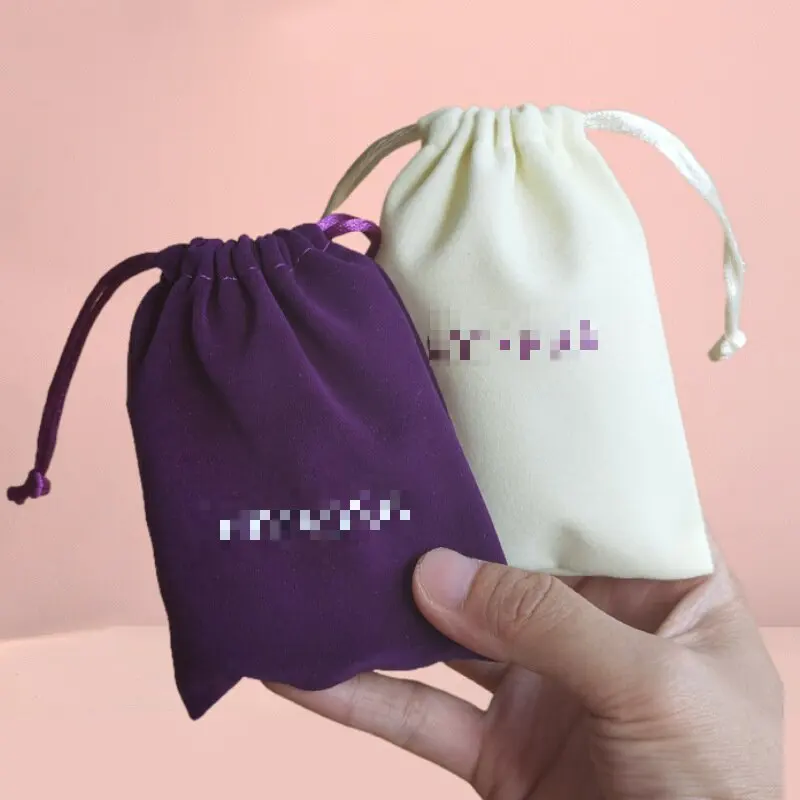 Essential Oil Bags Flannel Essential Oil Case Gift Bag Drawstring Pocket Travel Perfume Storage Carrying Sample Bag