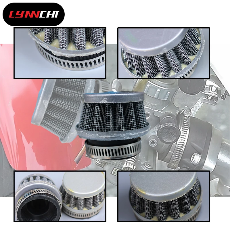 

Запчасти для мотоциклов LYNNCHI, воздушный фильтр, бензиновый двигатель, воздухоочиститель, впускные фильтры для скутера, питбайка, квадроцикла, мотокросса, картинга, бездорожья