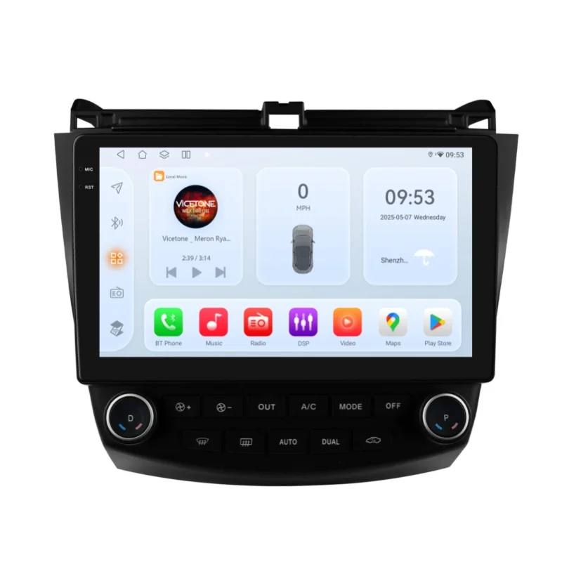 Autoradio für Honda ACCORD 7 2003–2007 Intelligentes Multimedia Android 14 Carplay 4G BT Autoradio RDS DSP 2din von Snapdragon 6115