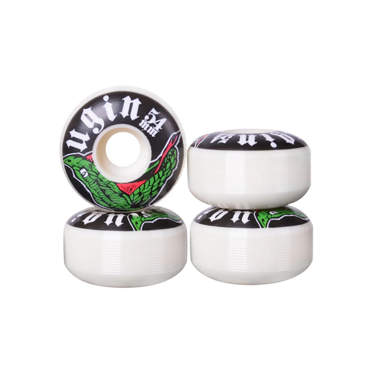 4Pack Skateboard Wheels 52x32mm Wheels High Resilience 100A PU