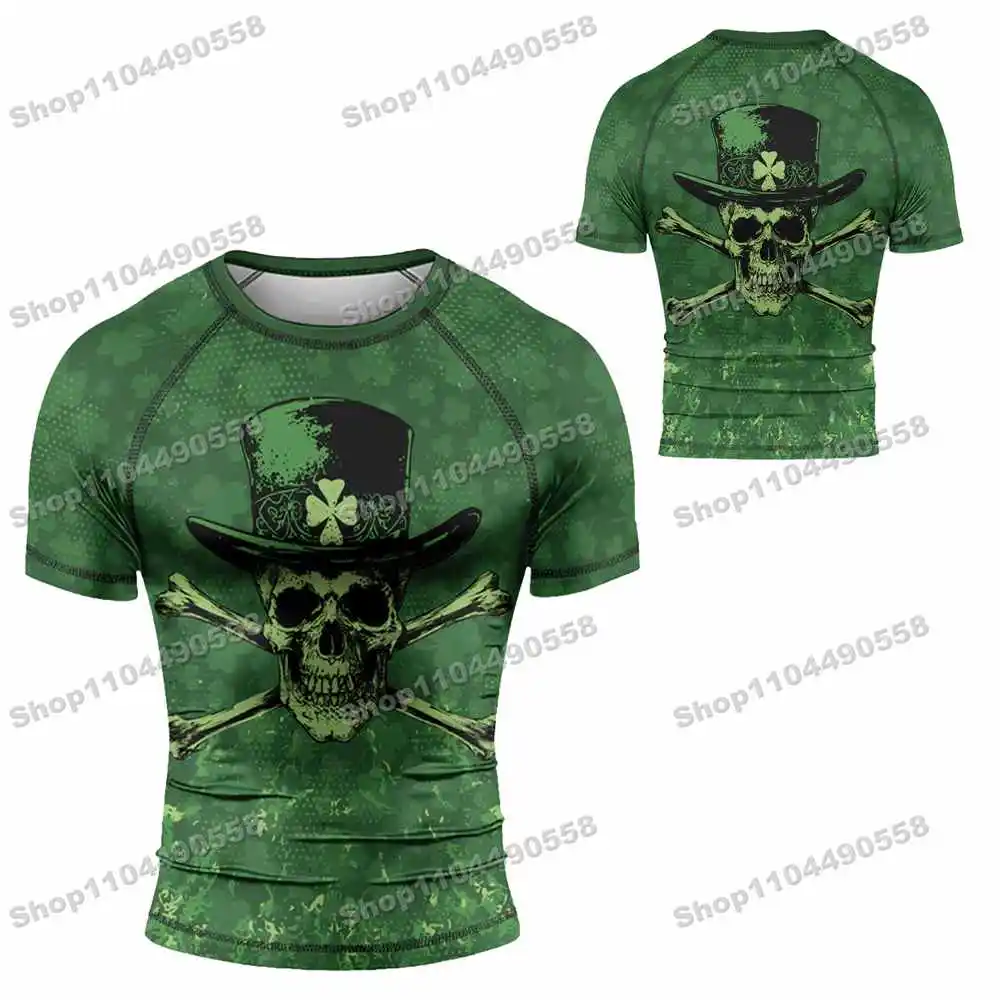 N310th Kinds Of Newly Rash Guards Surfing Beach T-Shirts Swimwear Diving Gym Short sleeves MMA BJJ Men Jiu Jitsu Fitness Sets