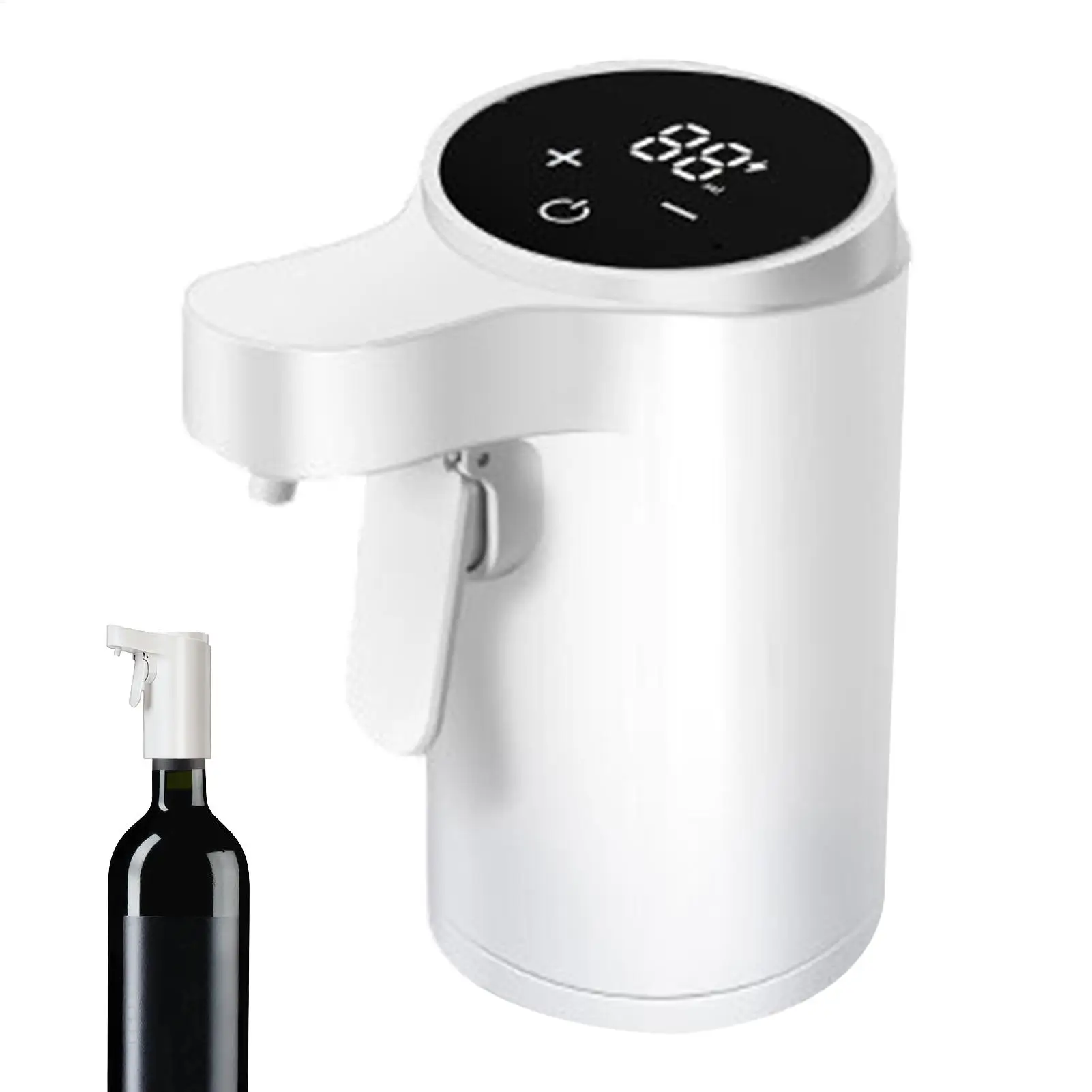 Electric Wine Aerator Dispenser Electric Touch Screen 4-Mode Digital Alcohol Bottle Dispenser  Wine Decanter Wine Aerator Pourer