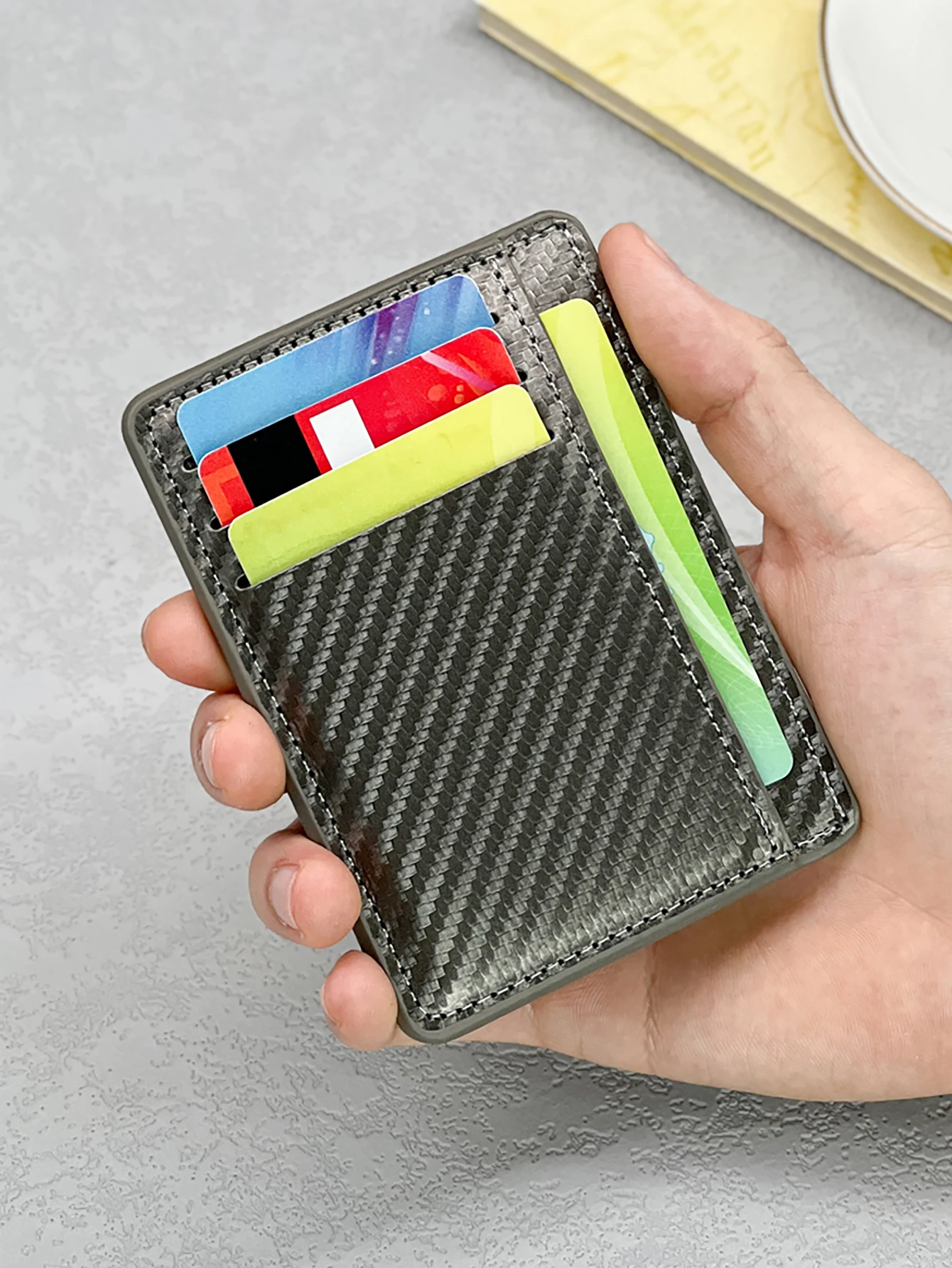 

Stylish Slim Wallet for Men - Trendy New Cardholder with Multiple Slots, Ideal for College Students and Business Professionals