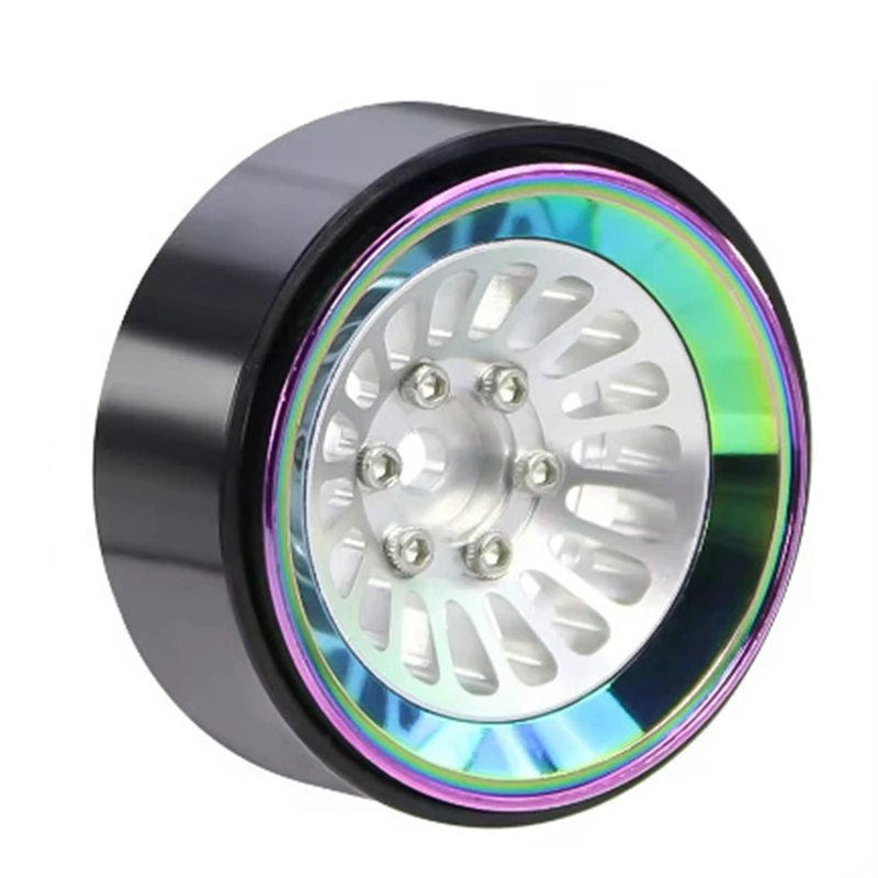 Умный алюминиевый 1,3-дюймовый обод колеса с бусинами для 1/18 Traxxas Trx4m 1/24 Scx24 Fms24 Rc гусеничный автомобильный ступица колеса