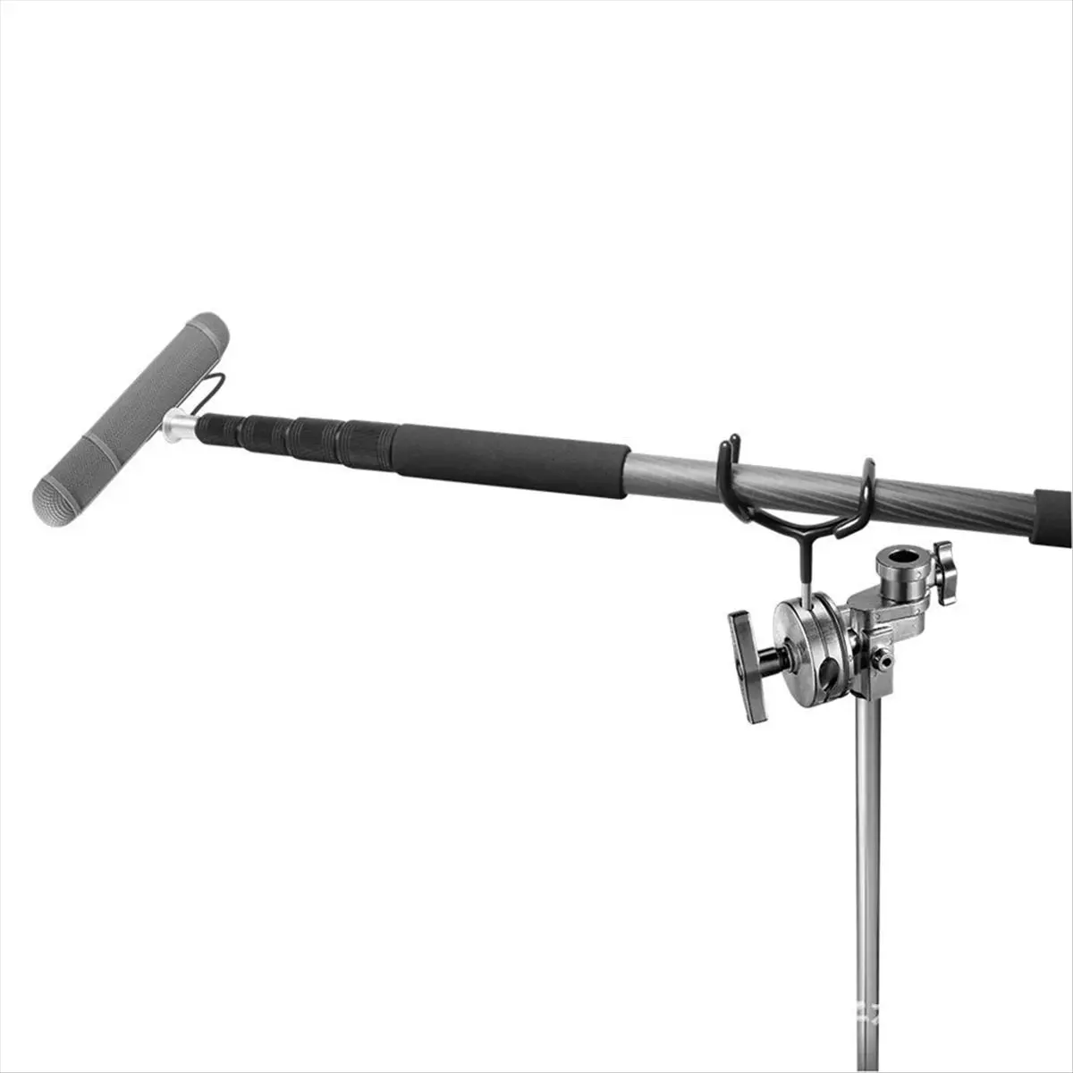 2pcs-microphone-boom-pole-holder-mic-support-cantilever-bracket-fixing-clip-audio-boom-cradle-mount-stand-for-rec