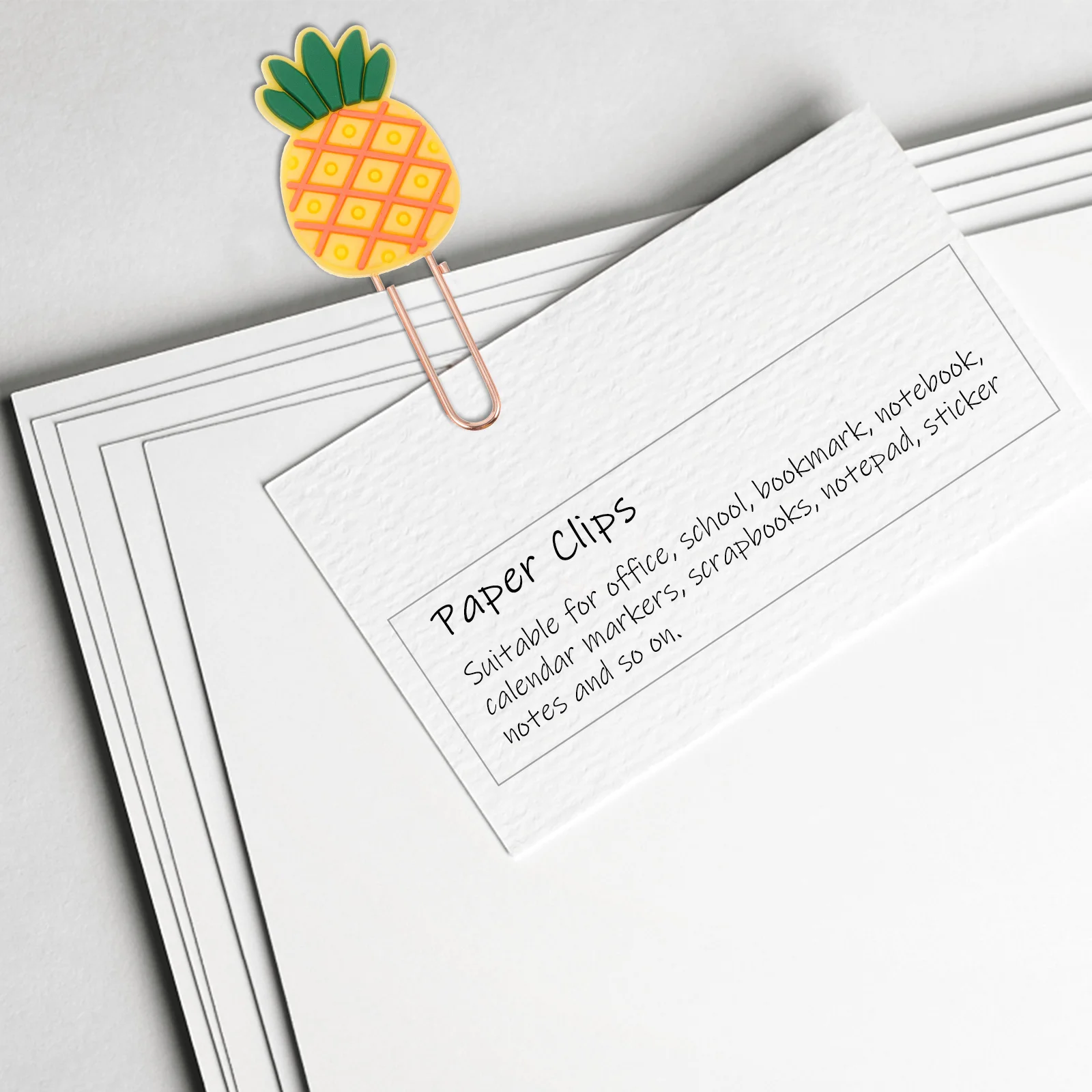 

20 pcs Cartoon Avocado Bookmarks Silicone Page Markers For Office School Notebook Sticker Notes Paper Clips Bookmark Practical