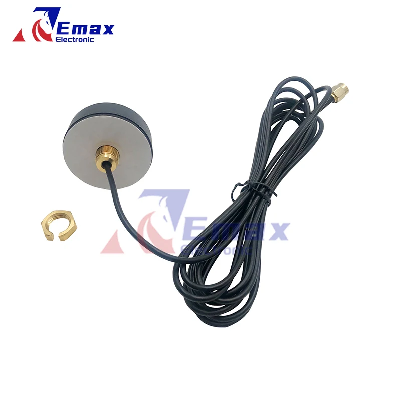 

HX-JG4G-4616 GNSS Antenna Waterproof SMA Male Antenna 3m Cable 4G 5800MHz 433MHz 2.4G GPRS/GSM GPS for Wireless Car Phone Router