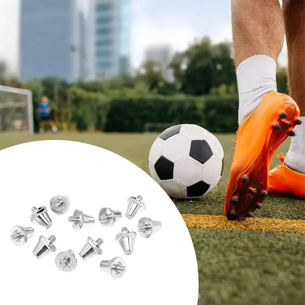 

2 шт. Новые шипы для футбольных бутс 11/13 мм, нескользящие, с резьбой M5, алюминиевые шипы для футбольных бутс, для твердого грунта, спортивные