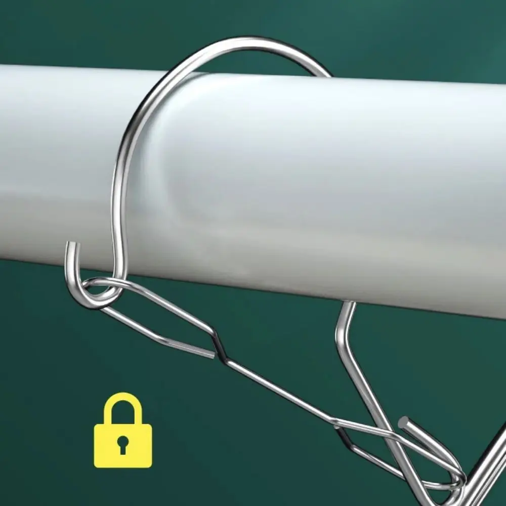 10/20 أوتاد الفولاذ المقاوم للصدأ الملابس تجفيف شماعات يندبروف رف الملابس مقاطع جورب الغسيل Airer شماعات الملابس الداخلية الجوارب حامل