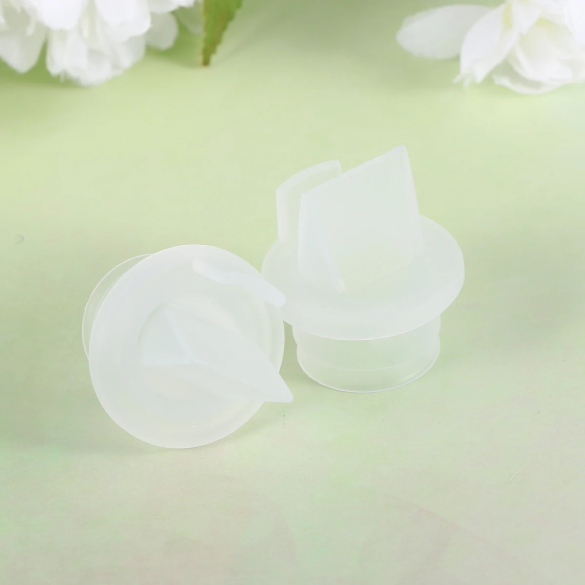 

8 Pcs Breast Pump Duckbill Valve Silicone Counterflow Inserts Electric Manual Pump Safe Food Grade Durable