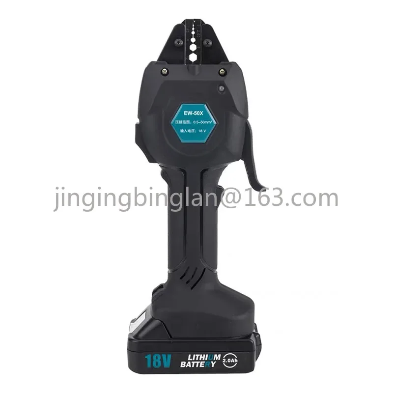 18V Rechargeable Crimping 16KN Electric Crimping Tool, Terminal Pre-insulated Tube Type Bare Terminal Crimping portable Tool