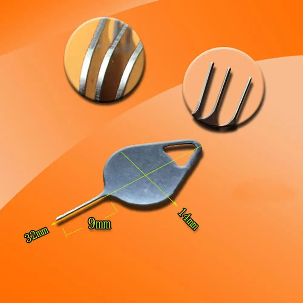 10 stks Sim-kaart Verwijderen Eject Pin Rvs Sim-kaart Lade Ejector Naald Universeel Voor IPhone IPad Samsung Reparatie tool