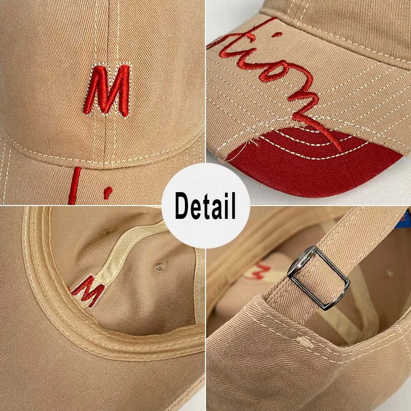 Nuovo stile coreano Primavera Lettera M Berretto da baseball ricamato INS Hot Retro Visiere alla moda da donna Berretto sportivo da uomo da escursionismo avanzato