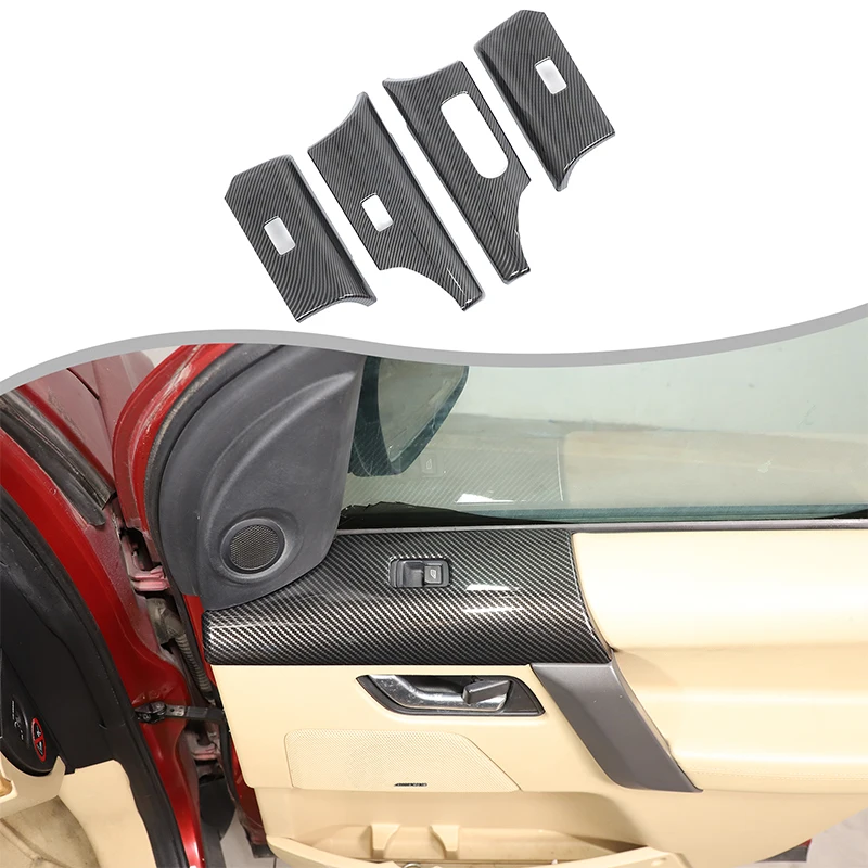 

Для Land Rover Freelander 2 2007-2015 автомобильное стекло, оконная рама, большая панель, ABS, углеродное волокно, автомобильные аксессуары