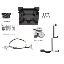 Cable plano de cinta flexible para Dron DJI Mavic Pro, placa de montaje de cardán, soporte de amortiguación, línea de señal, placa de cardán, piezas de repuesto