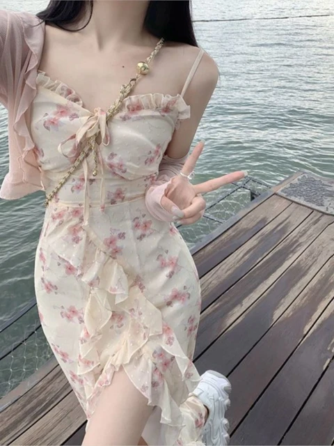 Floral orders one piece dress