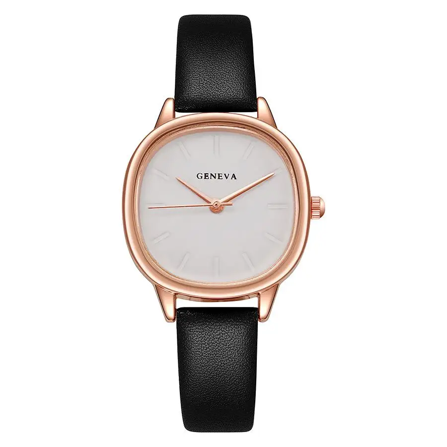 Foreign trade popular niche models new women's watch simple quartz leather watch gift leisure wristwatch