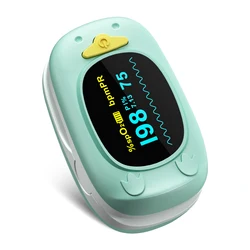 HealthTree Baby Pulse Oximeter Pediatric Oximetro De Dedo SpO2 PR PI Pulsioximetro for Kid Child Children Portable