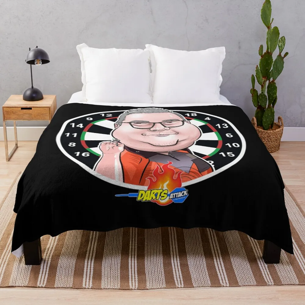 

Caricatura Stephen Bunting by Darts Attack Throw Blanket Thin Soft Blanket for Summer Night Sleeping