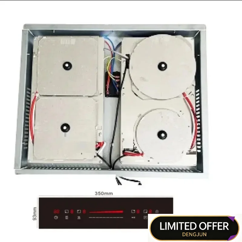 Embedded Rock Plate Multi-head Induction Cooktop High Power Kitchen Cooking Stove