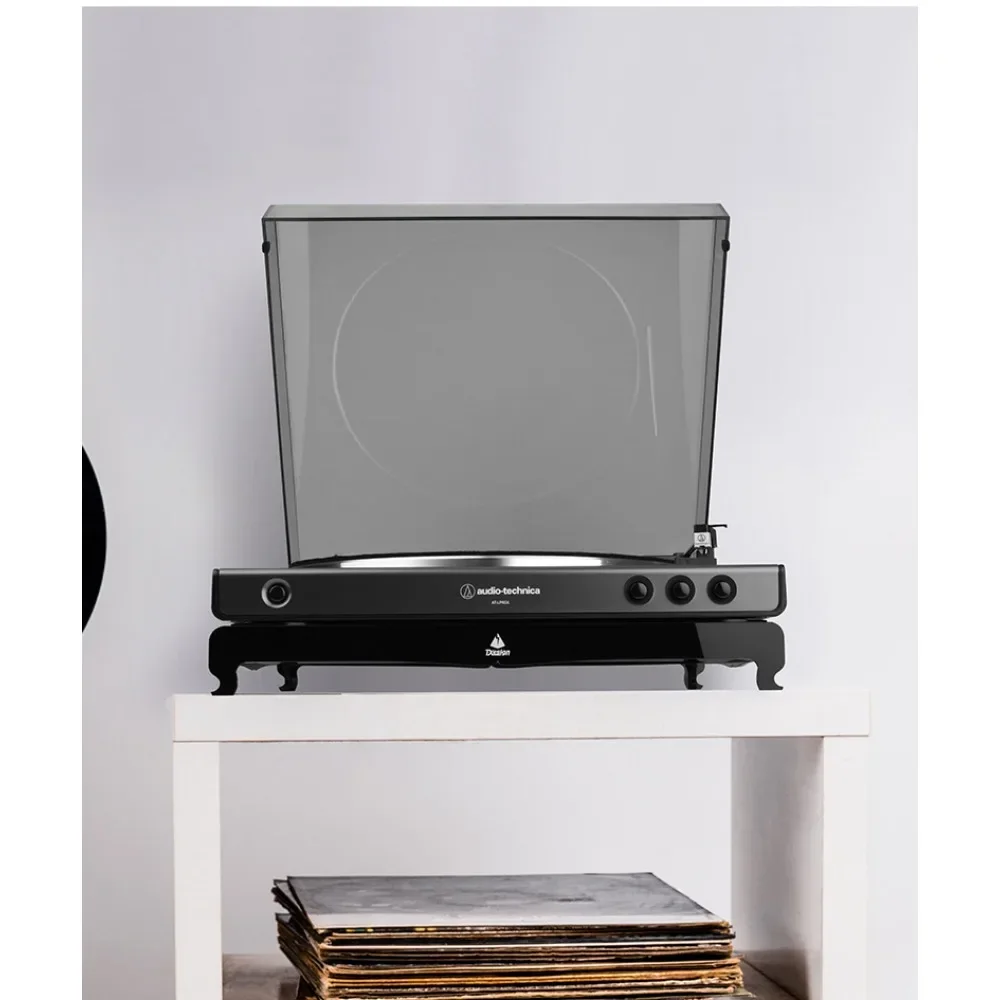 Acrylic Turntables Desktop Base with Refined Glossy Surfaces for Audio-Technica  AT-LP60XBT-BK