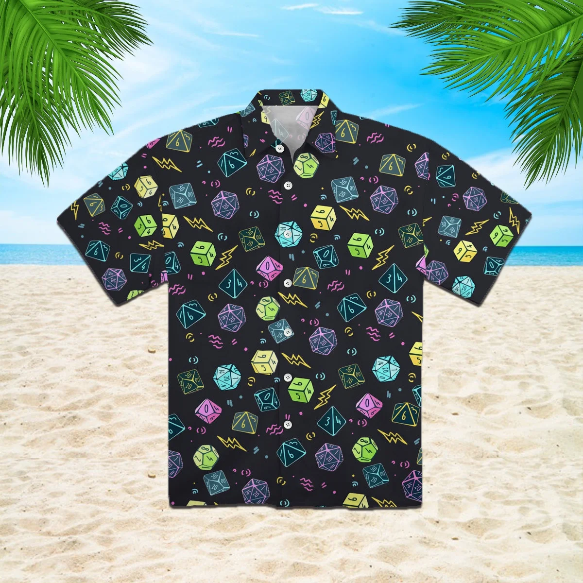 Hawaiian Shirts for Men and Women Kawaii Corgi Shirts Cartoon Print Beach Short Sleeve Summer Casual Button Up Hawaii Shirts