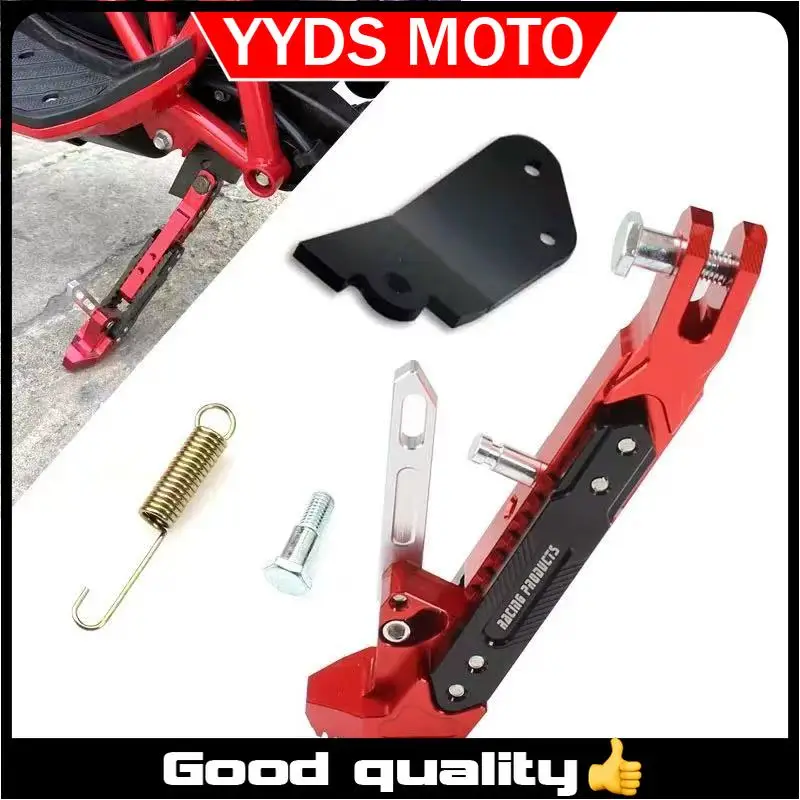 For Italjet Dragster 200 125 Motorcycle Modification Parts Cnc Adjustable Single Bracket Side Stand for Italjet Modification