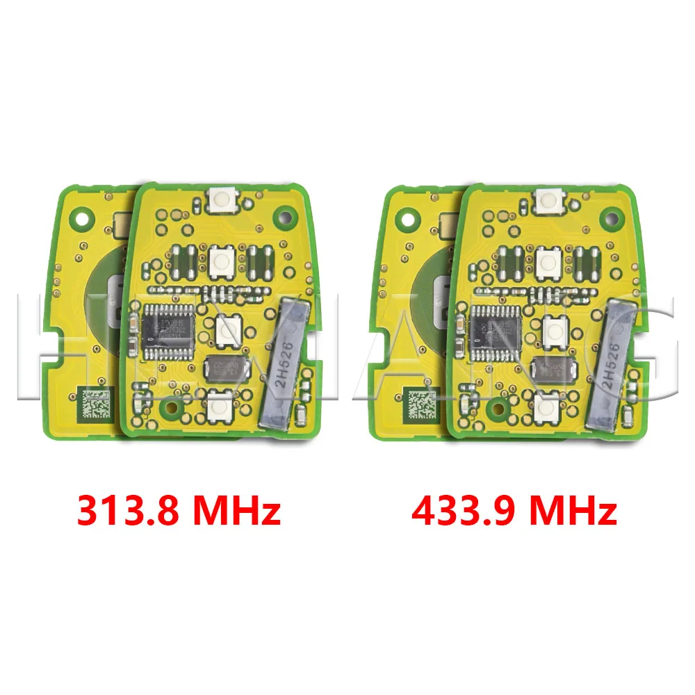 HE ID47 PCF7961X 313.8/433.9MHz Car Smart Key PCB MLBHLIK6-1T MLBHLIK6-1TA For Honda CRV Civic Accord