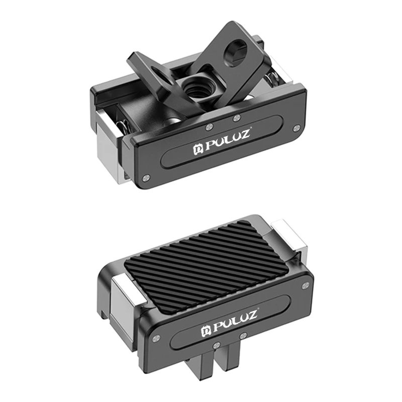 PULUZ For DJI Osmo Action 5 Pro / Action-4 / Action-3 Camera Magnetic Quick Release Base with Action Interface & Gopro Interface
