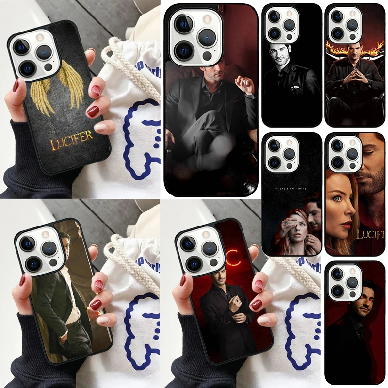 Lucifer Morningstar Cover For iPhone 16 13 14 15 Pro Max 12 Mini 11 15 Pro Max 6 7 8 Plus Max SE 2020 Phone Case