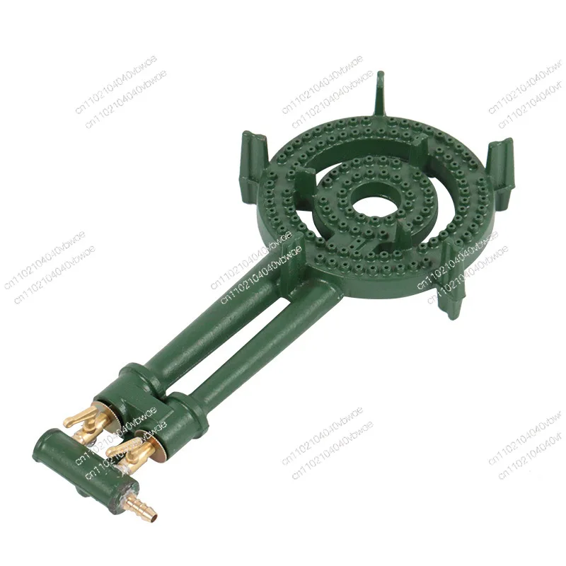 C30 Outdoor Stove Portable Cast Iron Stove Head Gas Stove BBQ Grill Liquefied Gas Gas Double Ring